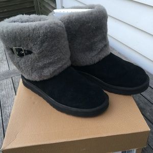Ugg ELLEE grey and black boot size 9